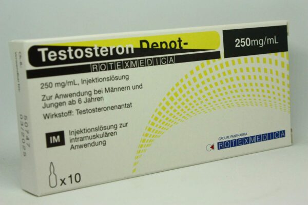 Testosteron Depot (Rotexmedica) (10 Ampullen x 250mg)